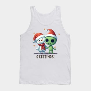 Christmas Greetings Tank Top